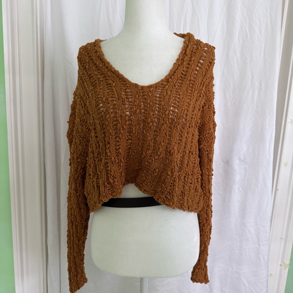 Free People Beach Comber V-Neck Sweater - Picture 2 of 7